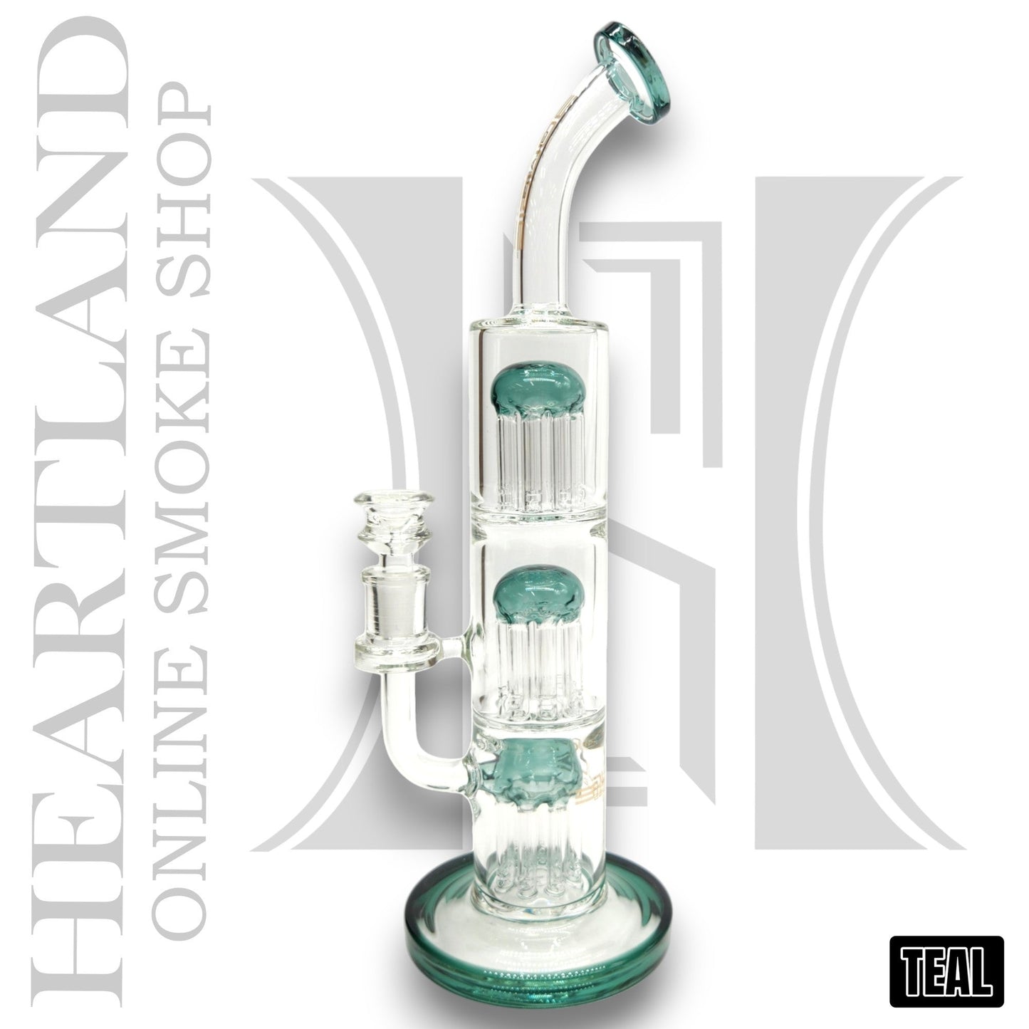 13" Bougie Triple Tree Percolator Bong