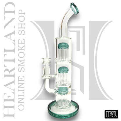 13" Bougie Triple Tree Percolator Bong