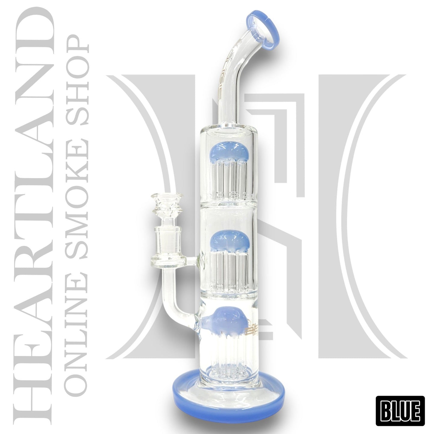 13" Bougie Triple Tree Percolator Bong