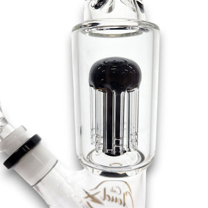 13" Cali CloudX Glass Tree Percolator Straight Tube Bong