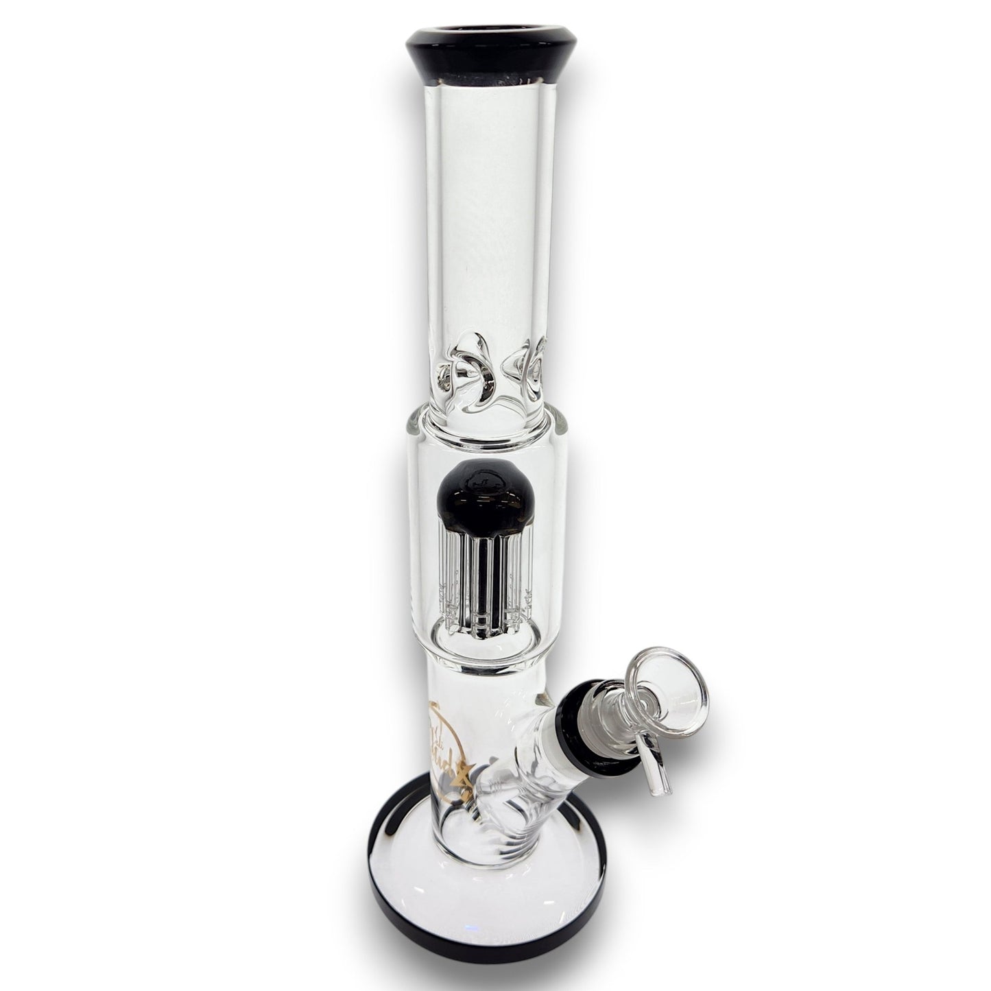 13" Cali CloudX Glass Tree Percolator Straight Tube Bong