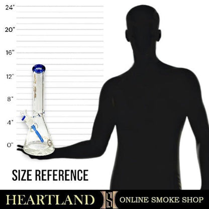 14" Bougie 9mm Heavy Duty Beaker Bong