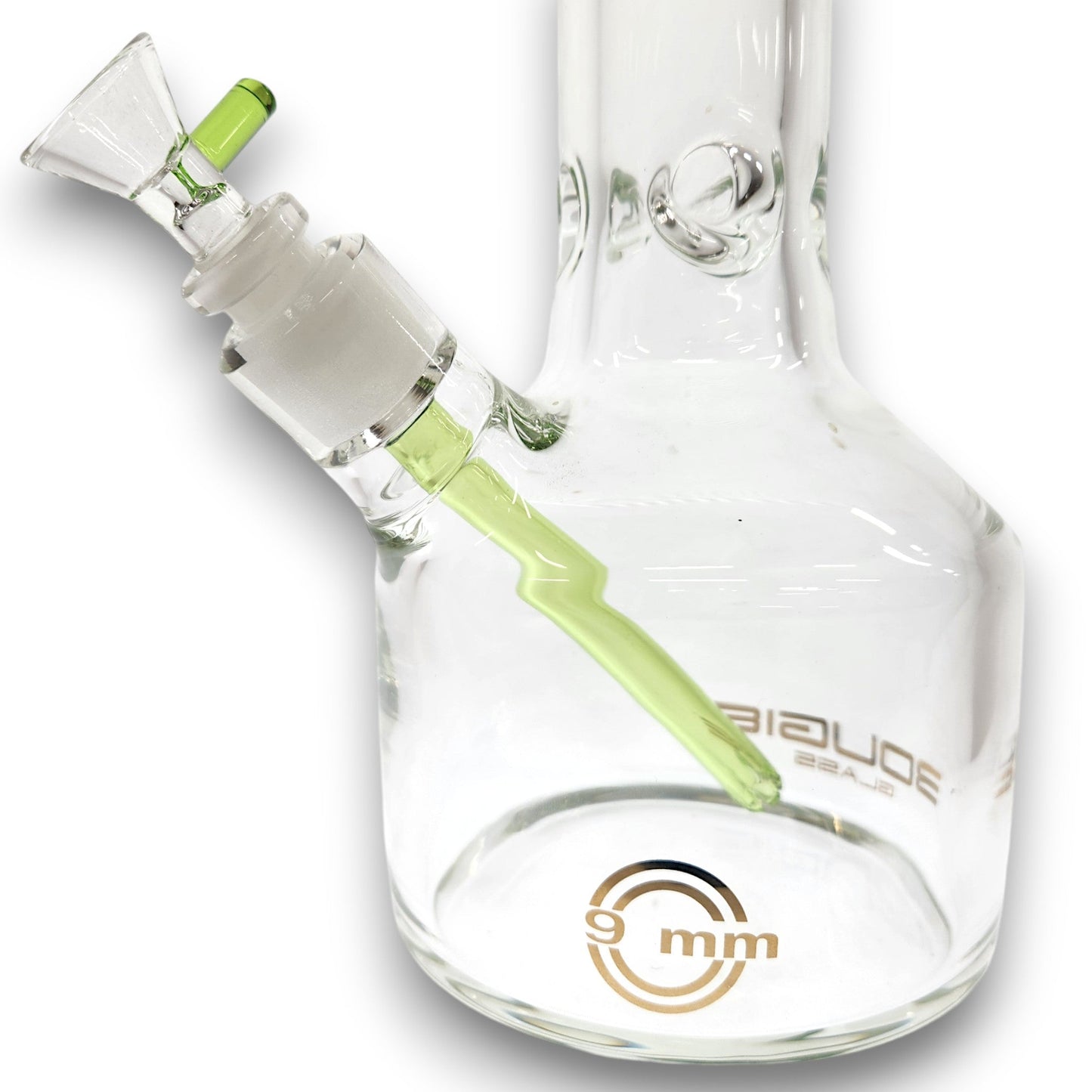 14" Bougie Glass 9mm Heavy Duty Beaker Bong