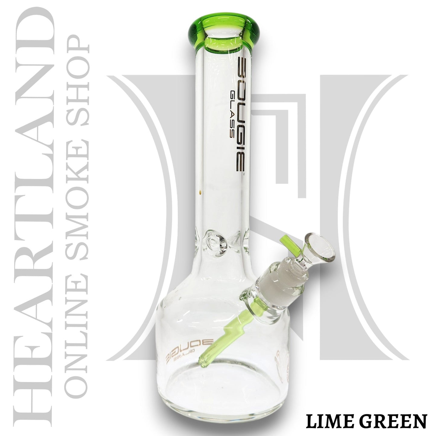 14" Bougie Glass 9mm Heavy Duty Beaker Bong