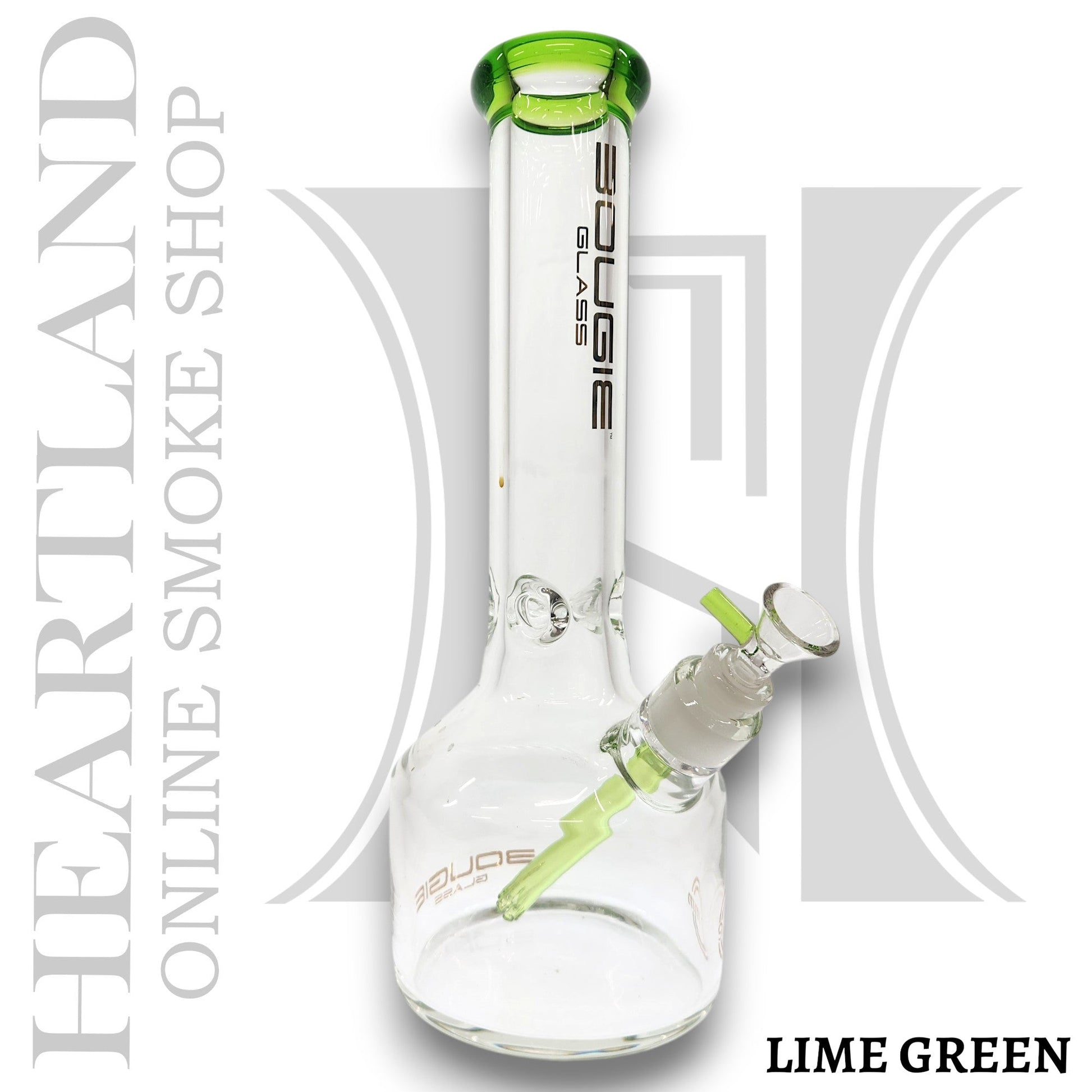 14" Bougie Glass 9mm Heavy Duty Beaker Bong