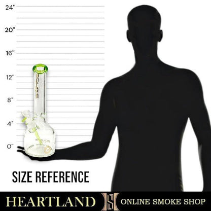 14" Bougie Glass 9mm Heavy Duty Beaker Bong