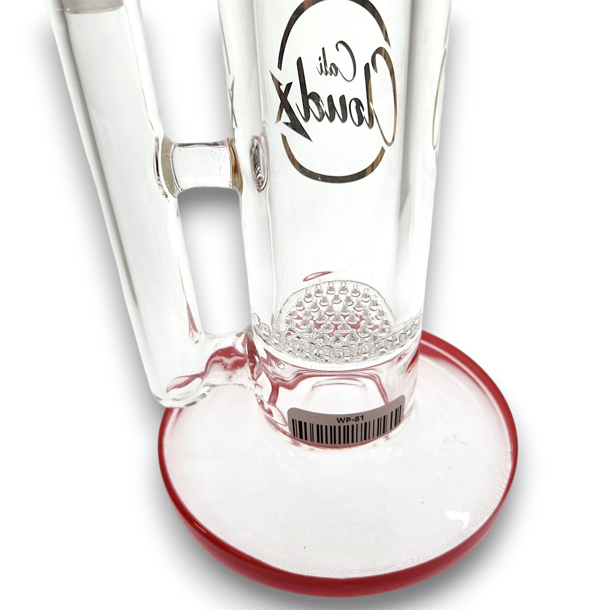 14" Cali CloudX Thick Straight Tube Single Honeycomb Perc Bong