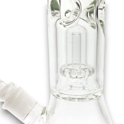 14" Diamond 7mm Heavy Duty Showerhead Perc Beaker Bong