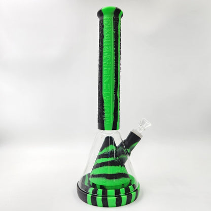 14" Silicone and Glass Volcano Bong