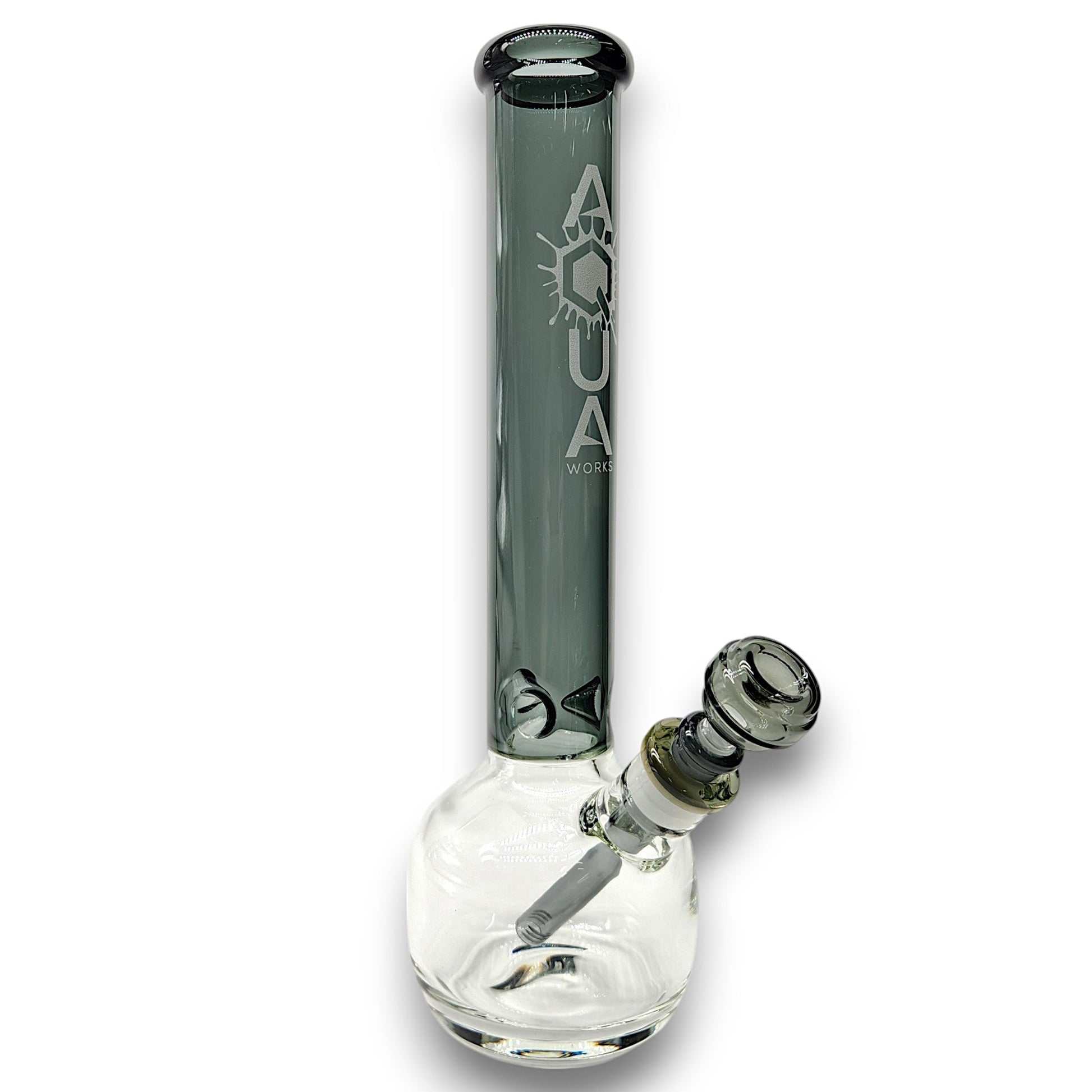 15" Aqua Works Thick Round Bottom Beaker Bong