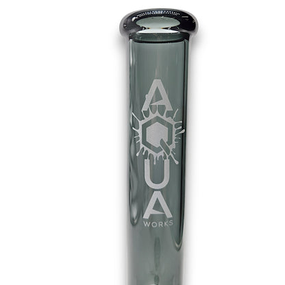 15" Aqua Works Thick Round Bottom Beaker Bong