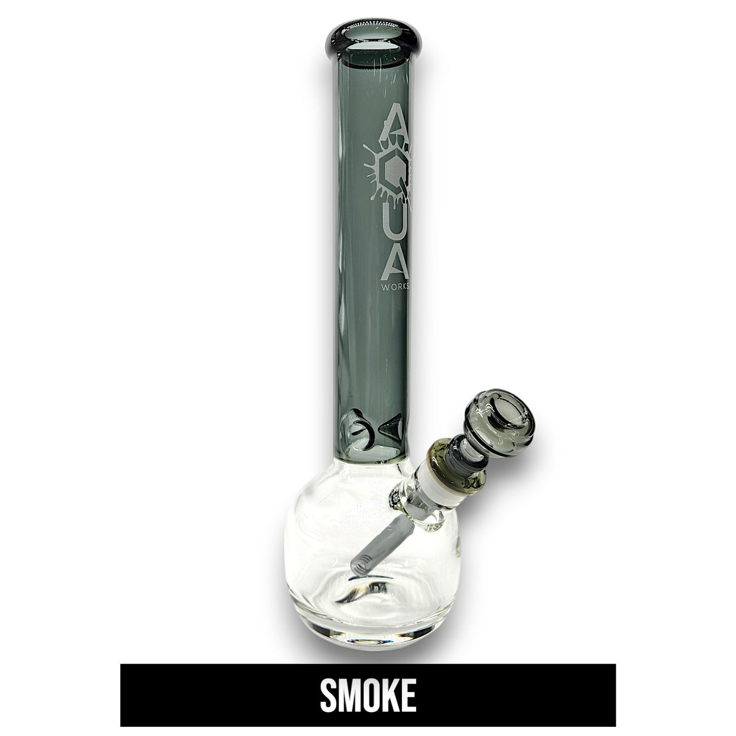 15" Aqua Works Thick Round Bottom Beaker Bong