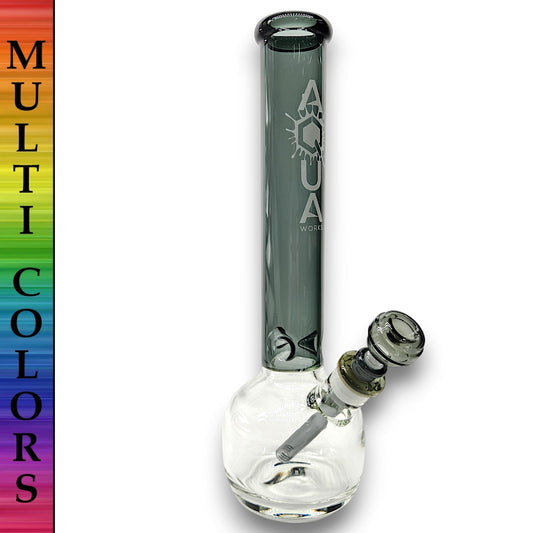 15" Aqua Works Thick Round Bottom Beaker Bong