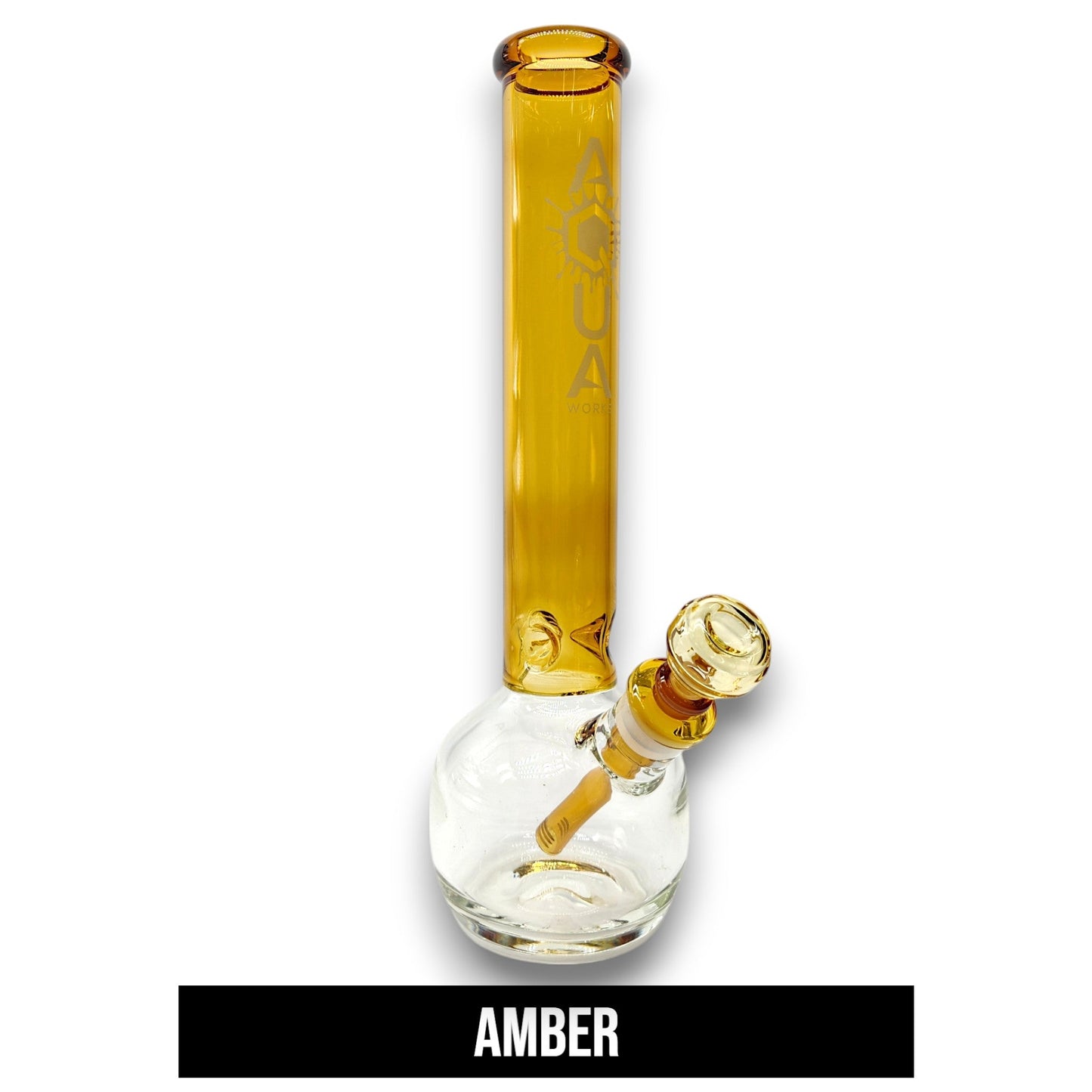 15" Aqua Works Thick Round Bottom Beaker Bong