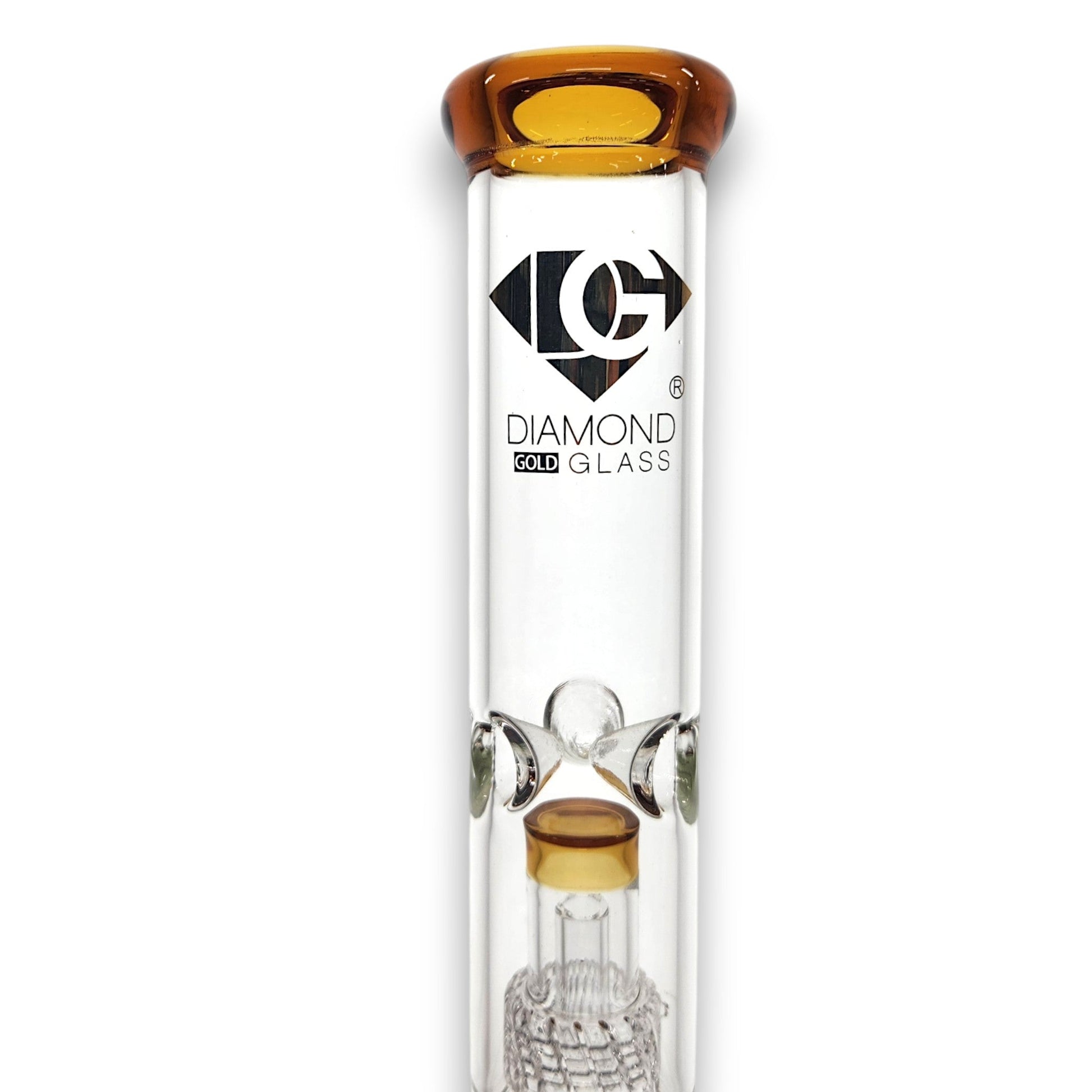 15" Diamond Matrix Showerhead Perc Beaker Bong