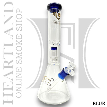 15" Diamond Matrix Showerhead Perc Beaker Bong
