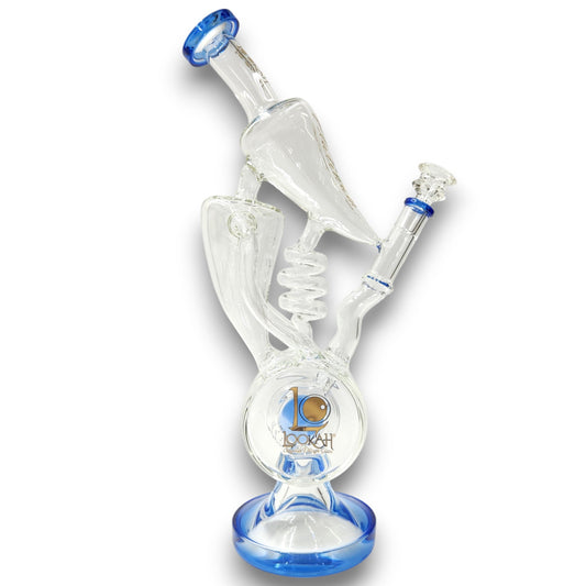 15" Lookah Disc Percolator Recycler Bong