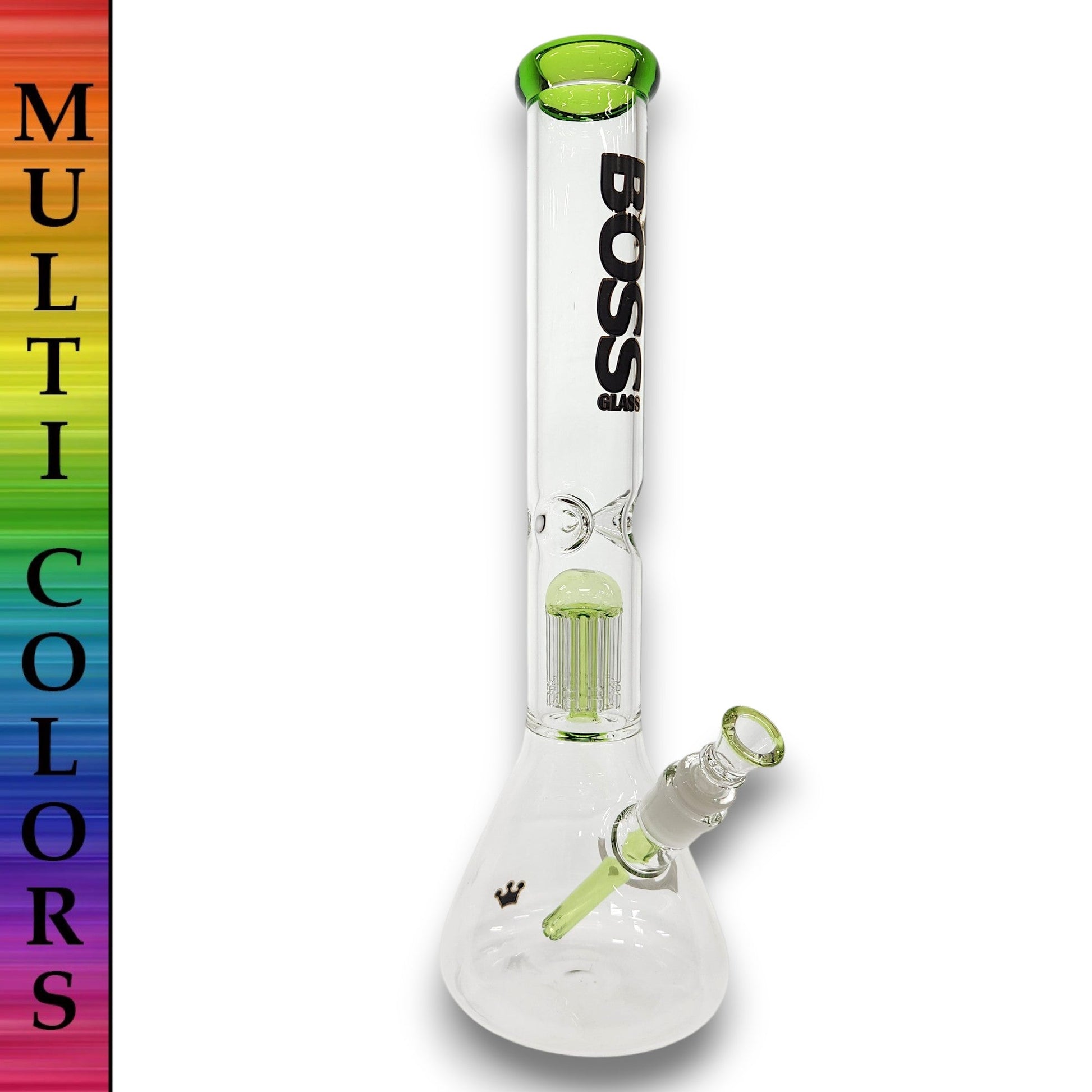 16" Boss Glass Tree Perc Beaker Bong