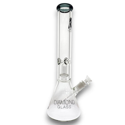 16" Diamond 7mm Heavy Duty Showerhead Perc Beaker Bong