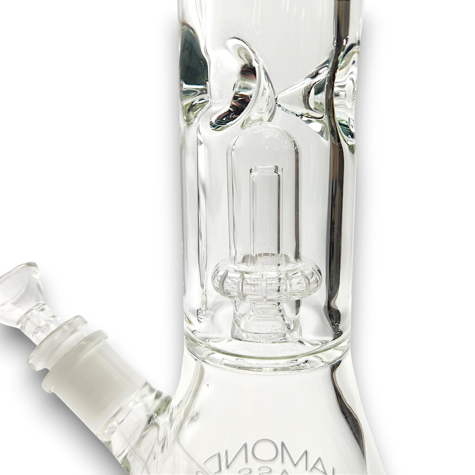 16" Diamond 7mm Heavy Duty Showerhead Perc Beaker Bong