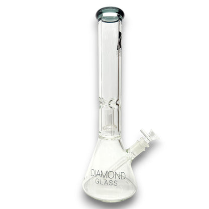16" Diamond 7mm Heavy Duty Showerhead Perc Beaker Bong