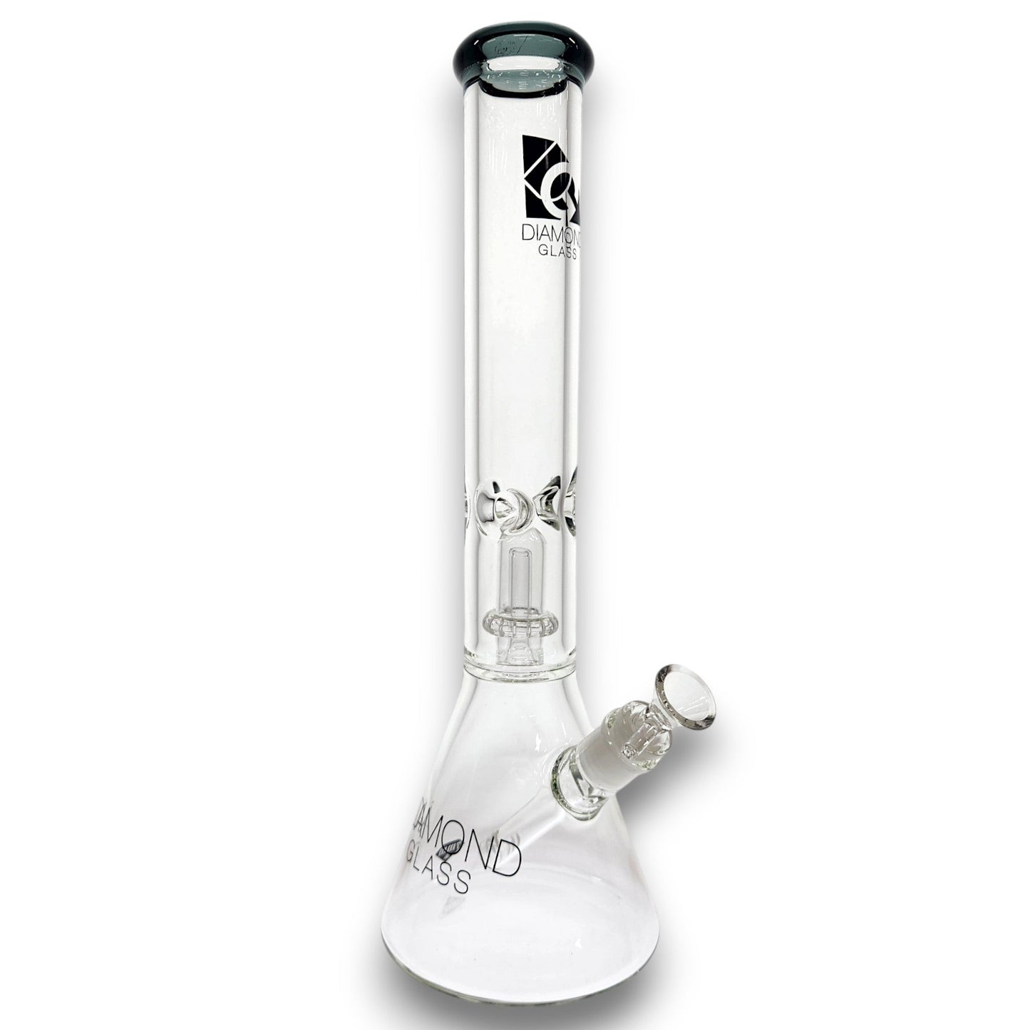 16" Diamond 7mm Heavy Duty Showerhead Perc Beaker Bong
