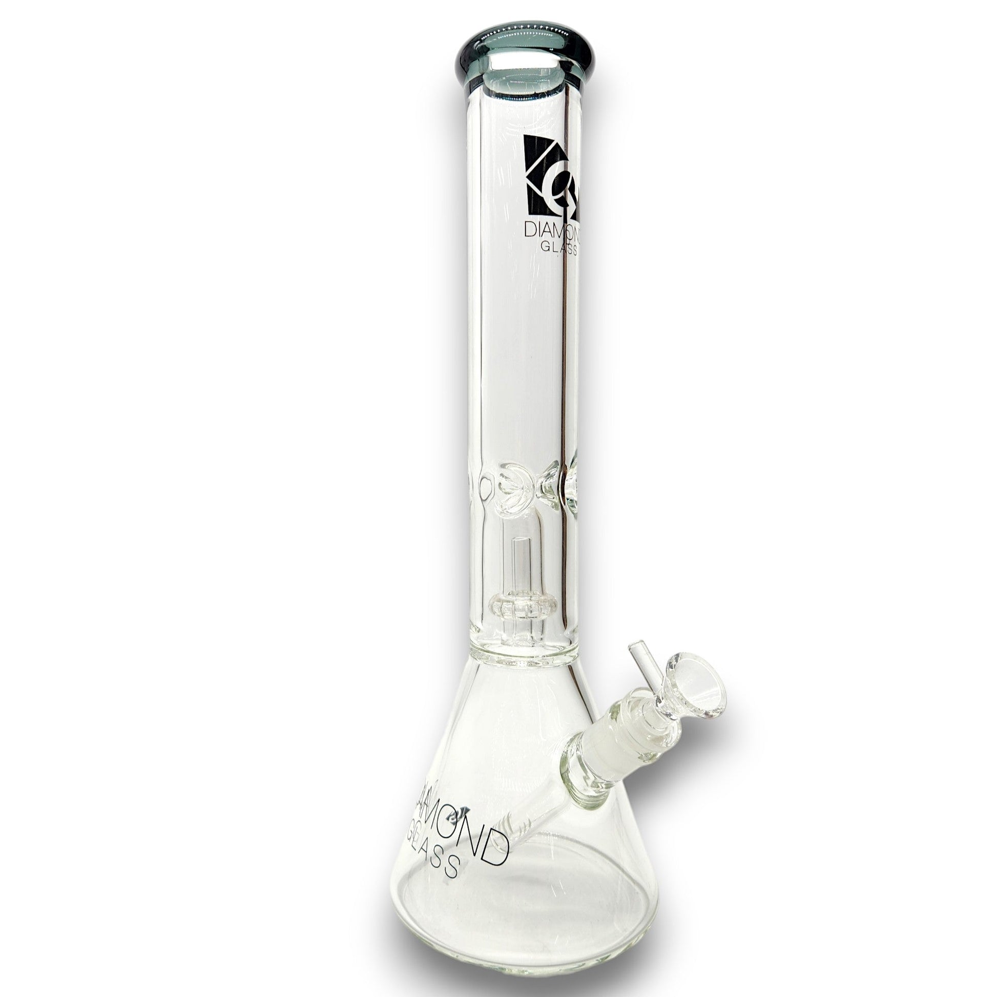 16" Diamond 7mm Heavy Duty Showerhead Perc Beaker Bong