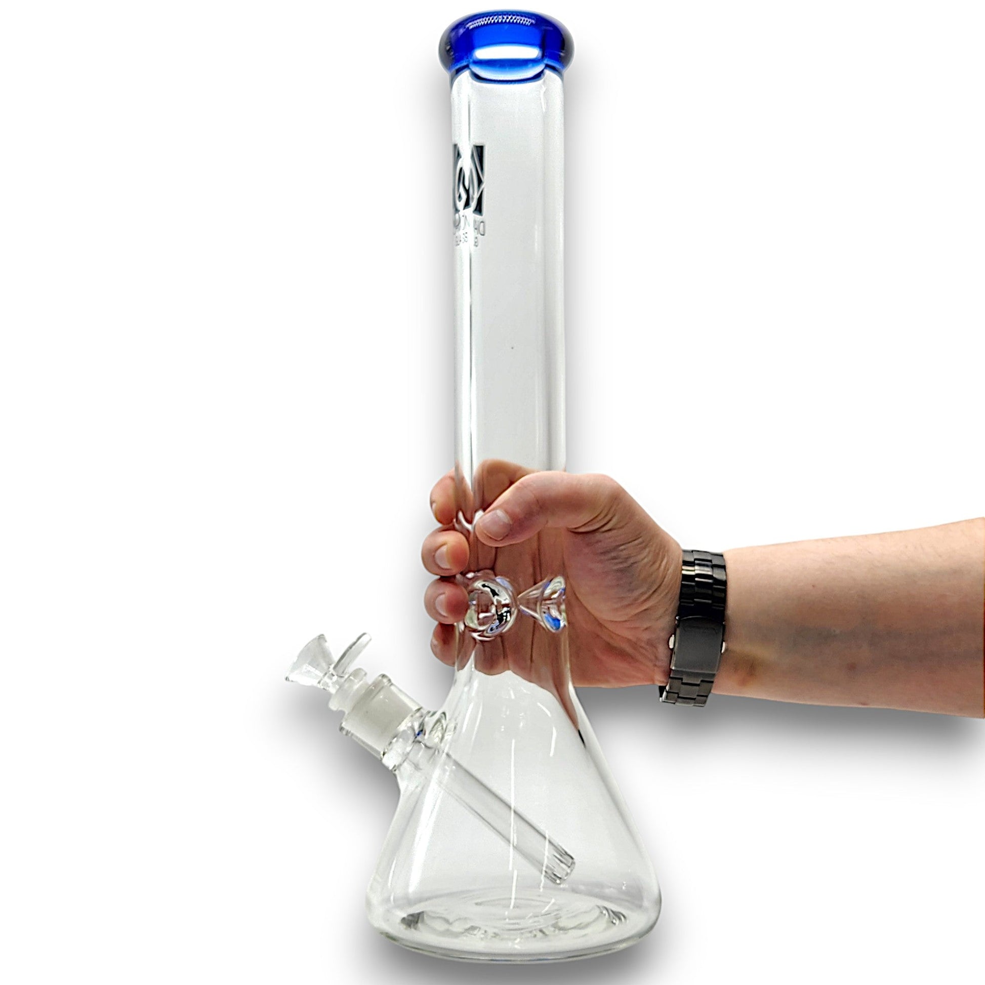 16" Diamond Glass Heavy Duty Beaker Bong