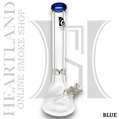 16" Diamond Glass Heavy Duty Beaker Bong