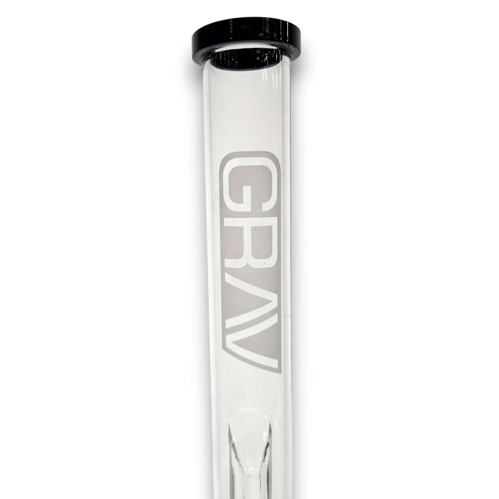 16" GRAV Large Straight Tube Honeycomb Perc Bong