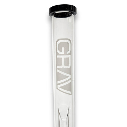 16" GRAV Large Straight Tube Honeycomb Perc Bong