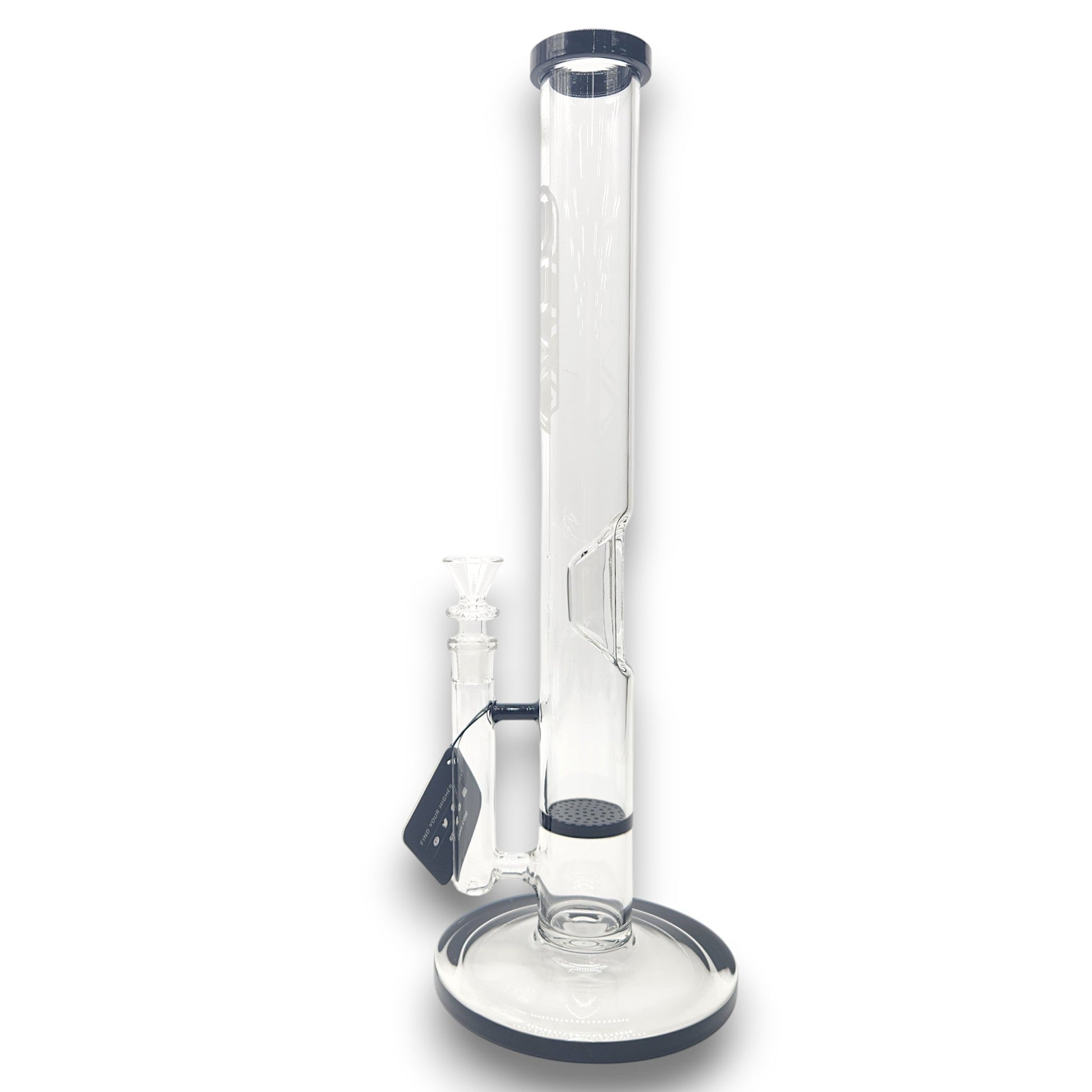 16" GRAV Large Straight Tube Honeycomb Perc Bong