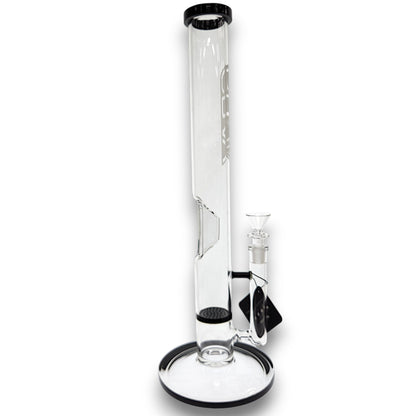 16" GRAV Large Straight Tube Honeycomb Perc Bong