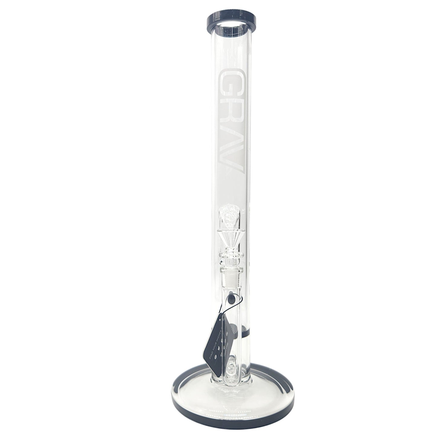 16" GRAV Large Straight Tube Honeycomb Perc Bong