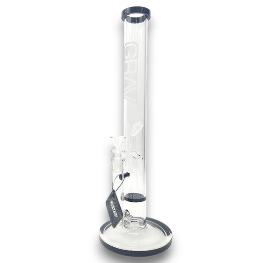 16" GRAV Large Straight Tube Honeycomb Perc Bong