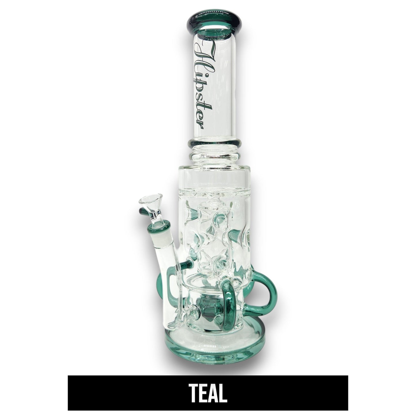16" Hipster Multi Perc Recycler Barrel Bong