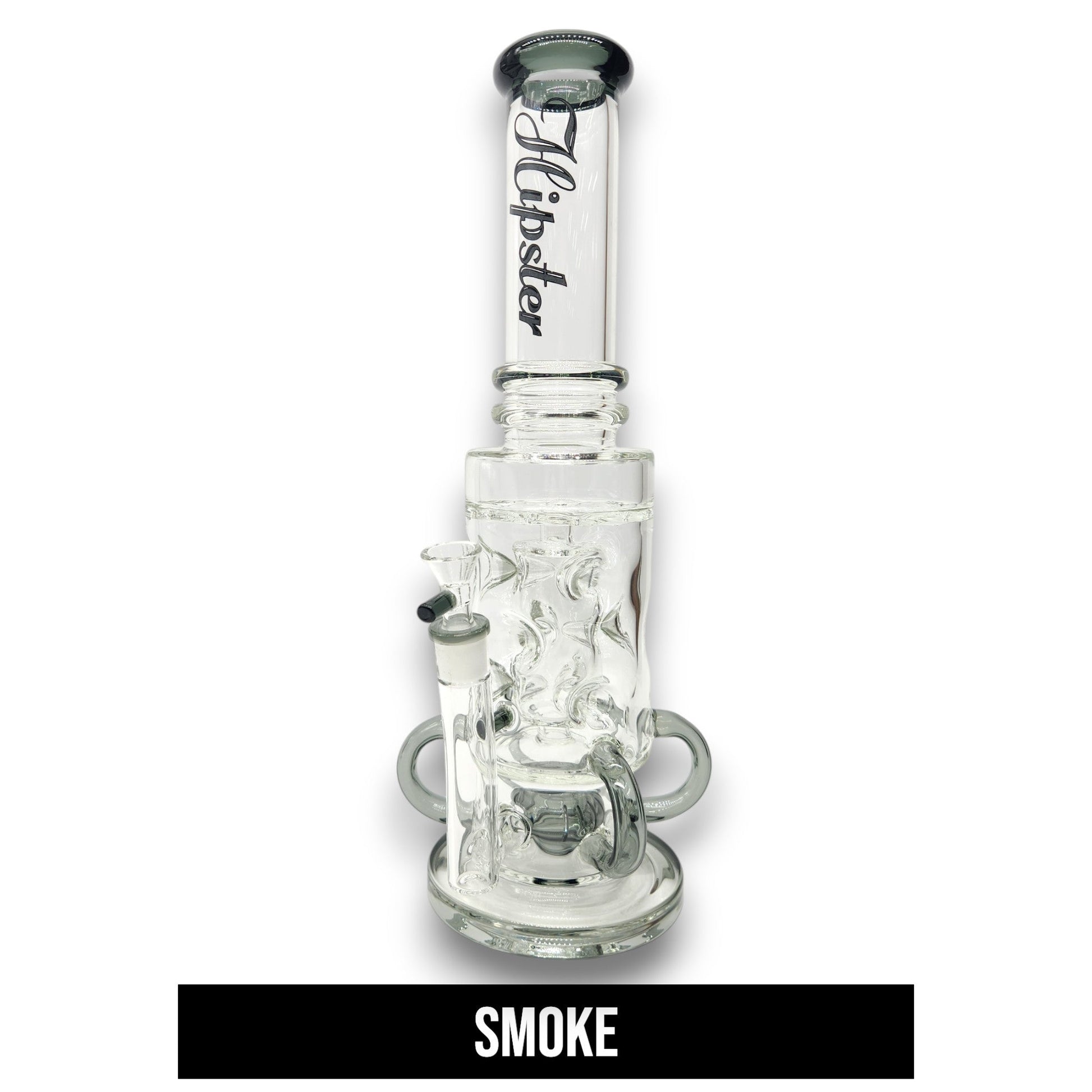 16" Hipster Multi Perc Recycler Barrel Bong