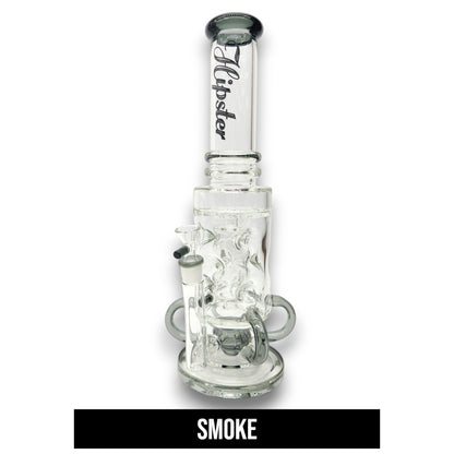 16" Hipster Multi Perc Recycler Barrel Bong