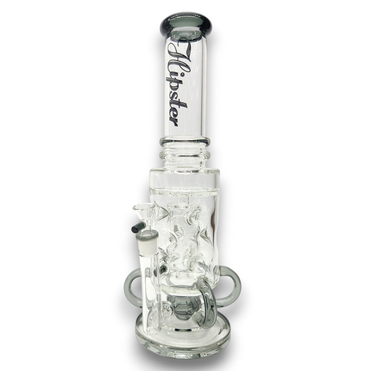 16" Hipster Multi Perc Recycler Barrel Bong