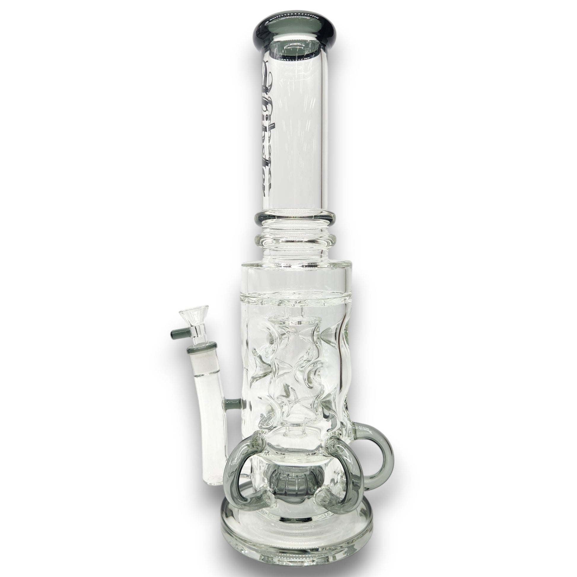 16" Hipster Multi Perc Recycler Barrel Bong