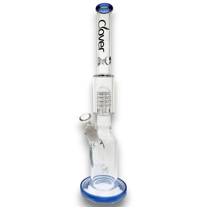 17" Clover Glass Showerhead Percolator Bong