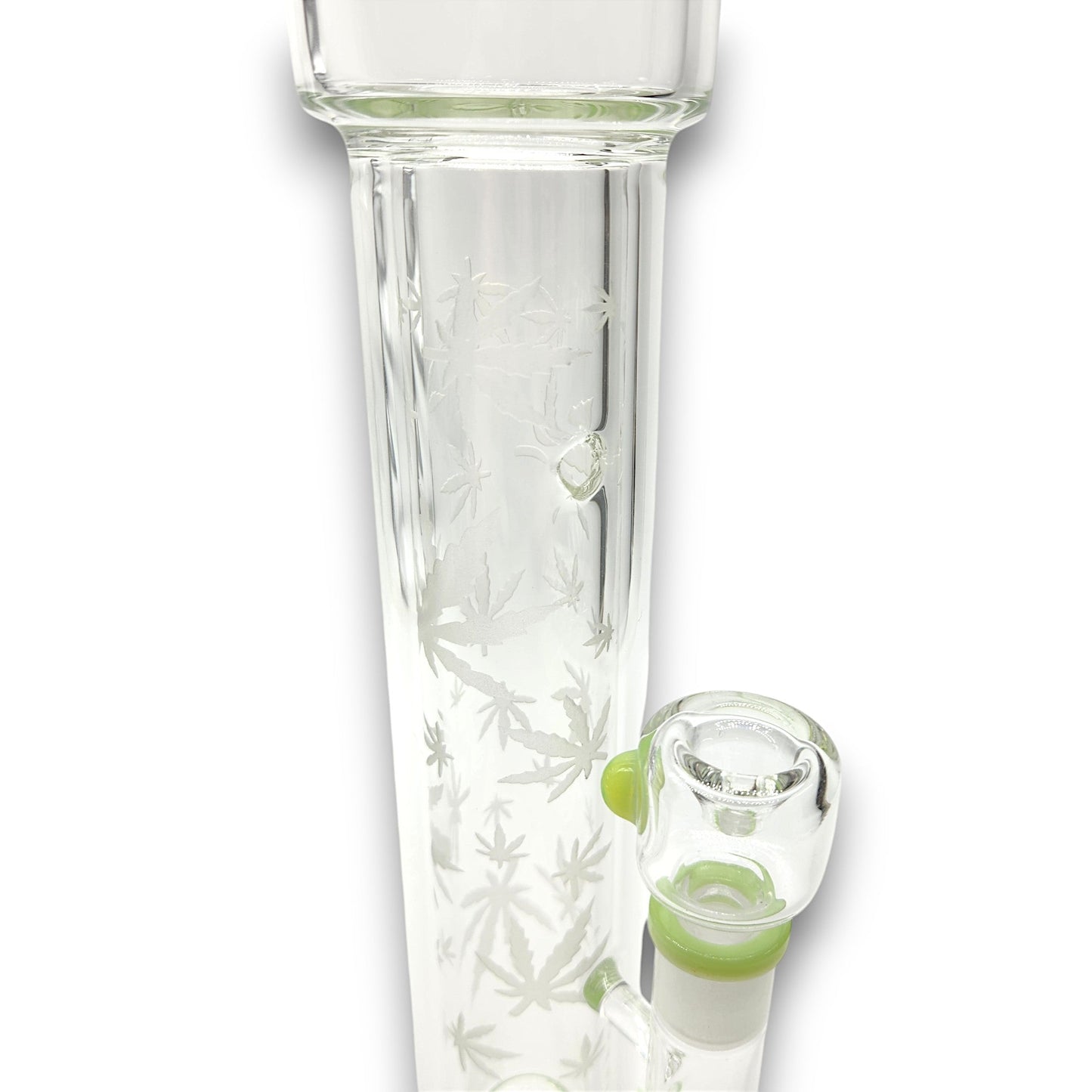 17" Pulsar Double Wall Matrix Perc Straight Tube Bong