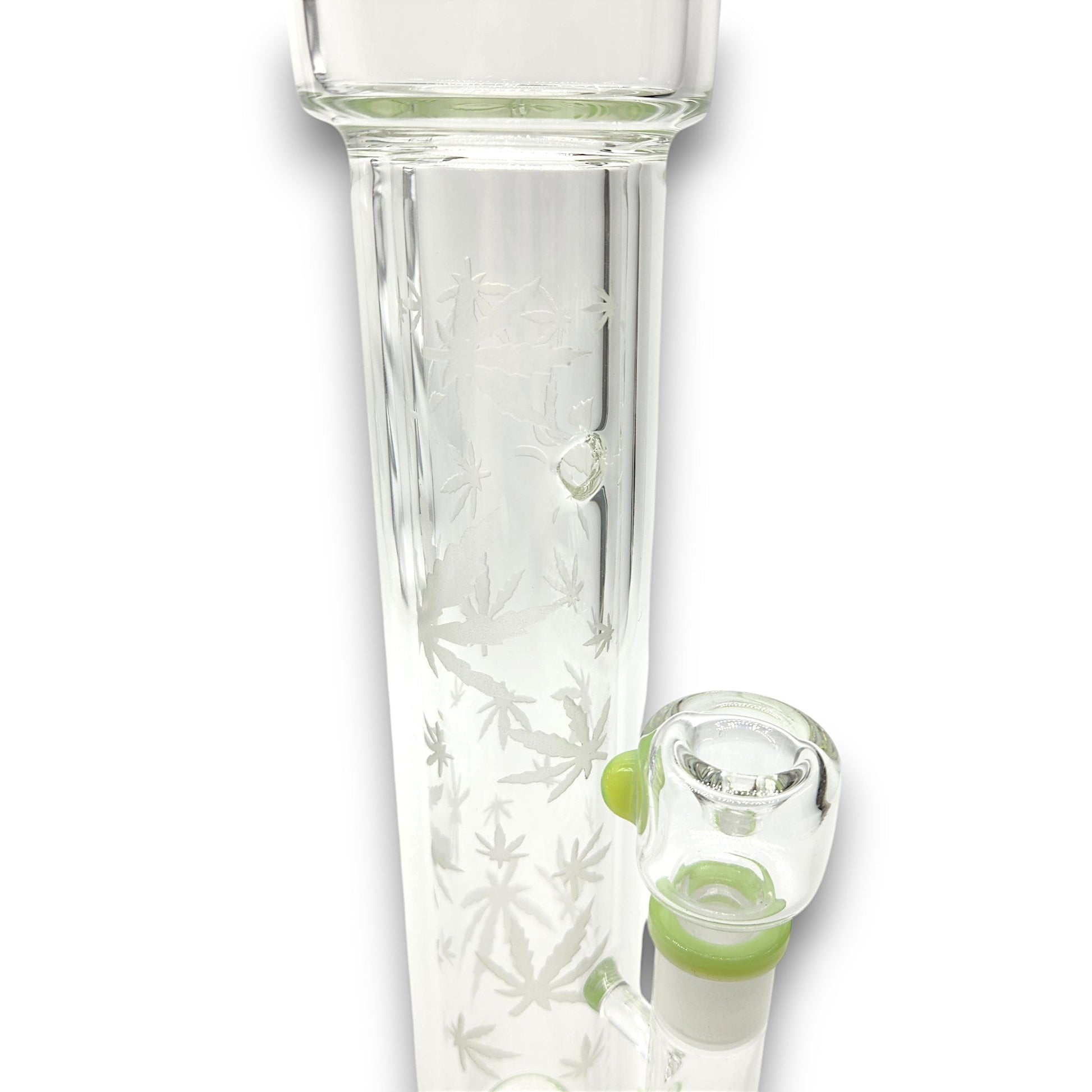 17" Pulsar Double Wall Matrix Perc Straight Tube Bong