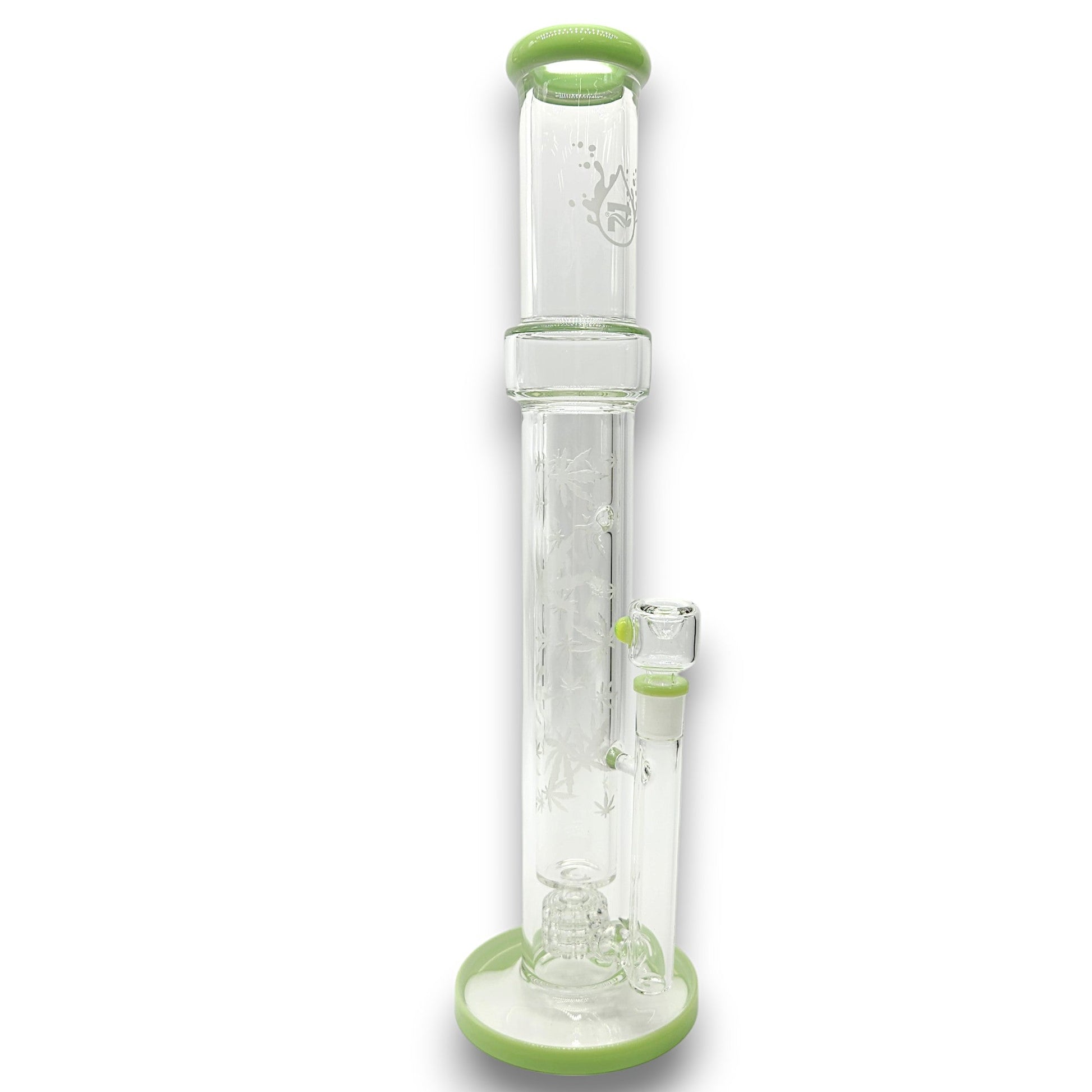 17" Pulsar Double Wall Matrix Perc Straight Tube Bong