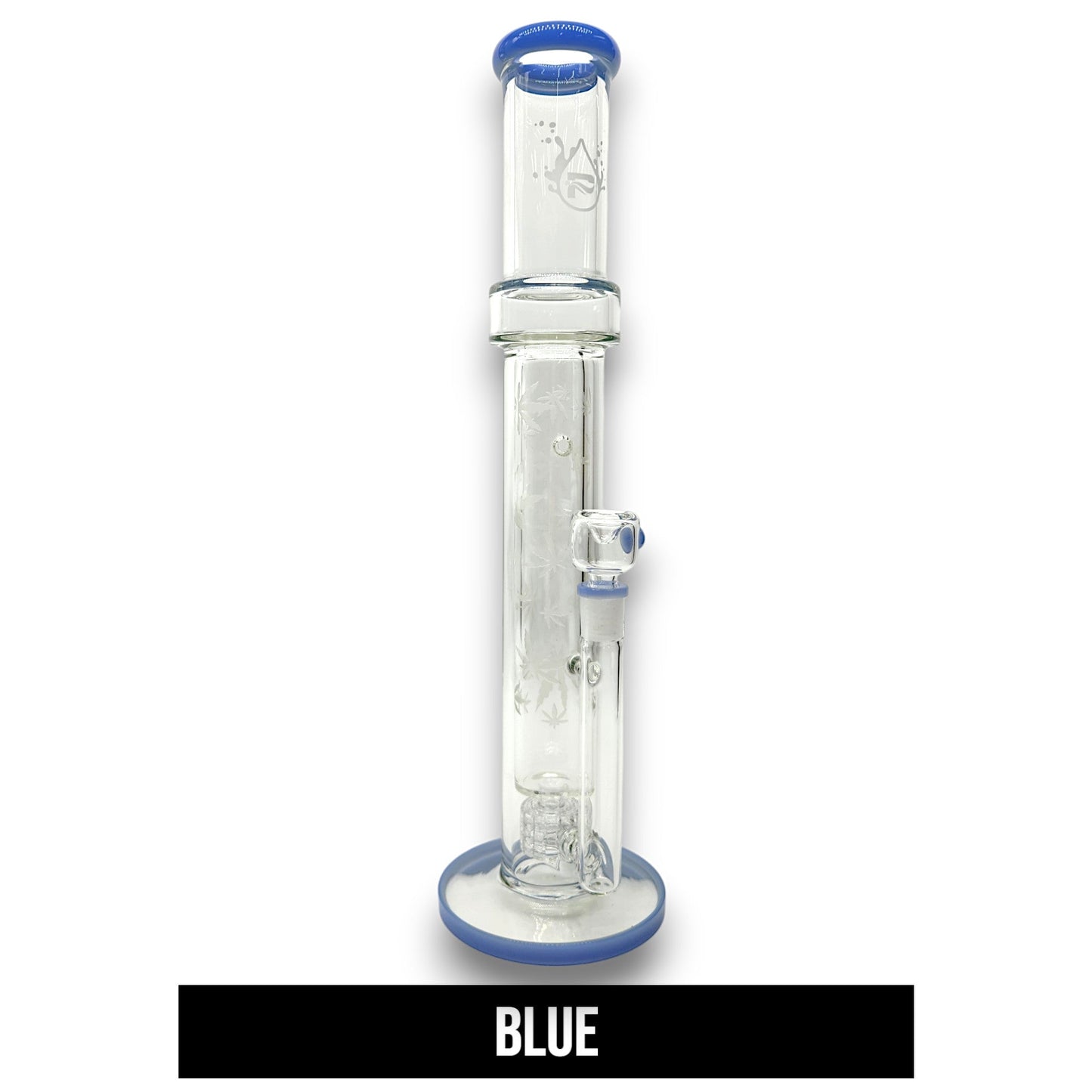 17" Pulsar Double Wall Matrix Perc Straight Tube Bong