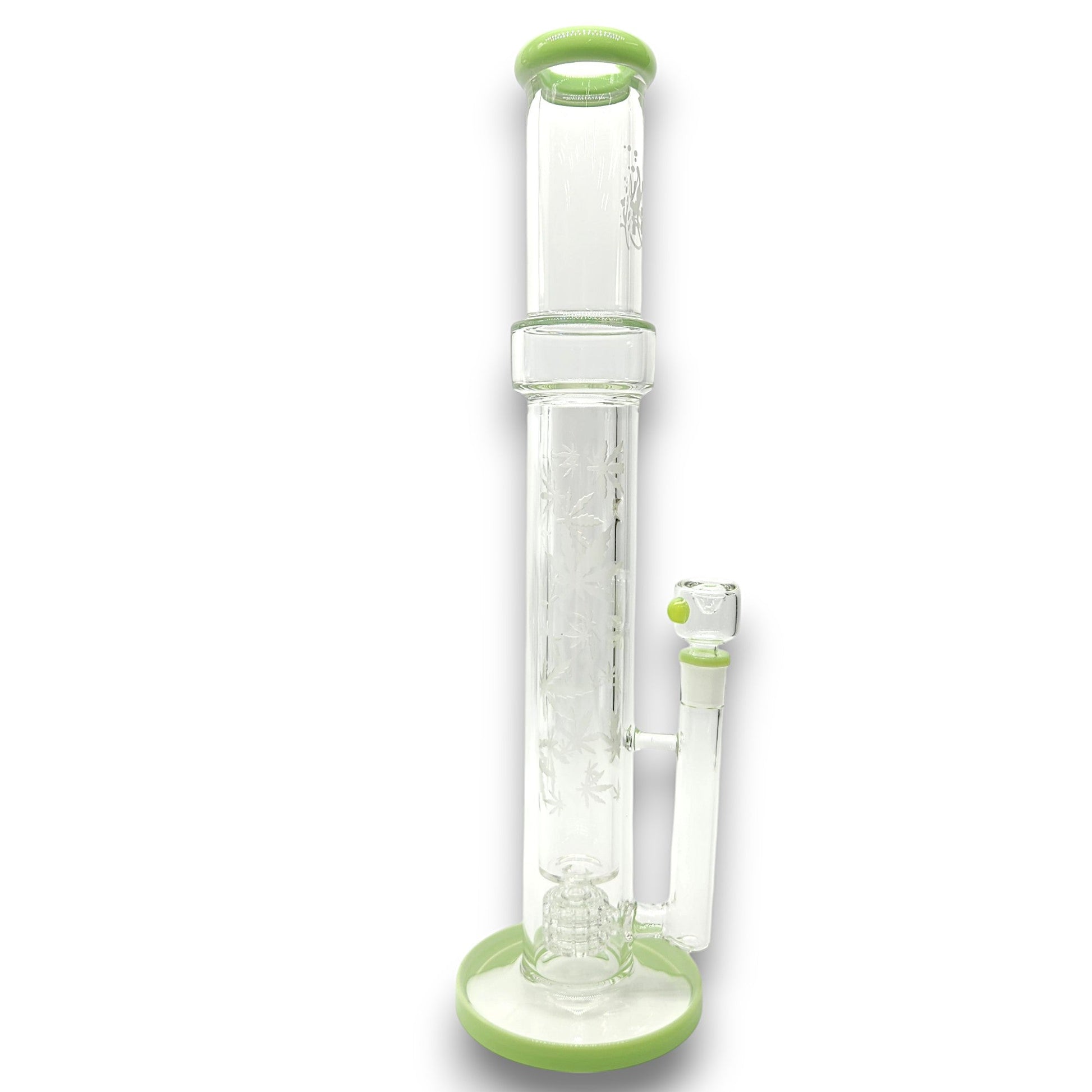 17" Pulsar Double Wall Matrix Perc Straight Tube Bong