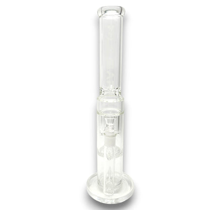 17" Pulsar Triple Perc Honeycomb Dome Turbine Straight Tube Bong