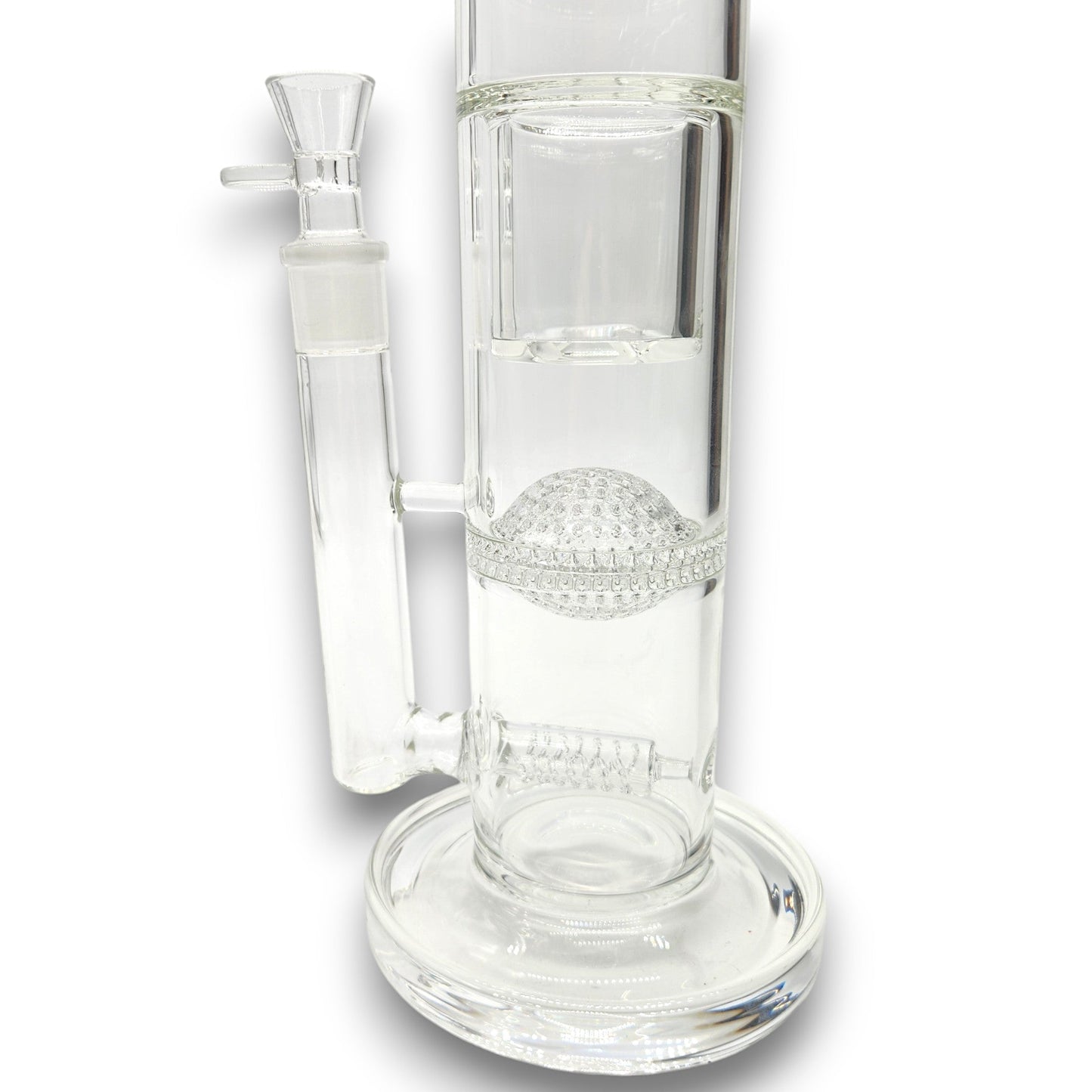 17" Pulsar Triple Perc Honeycomb Dome Turbine Straight Tube Bong