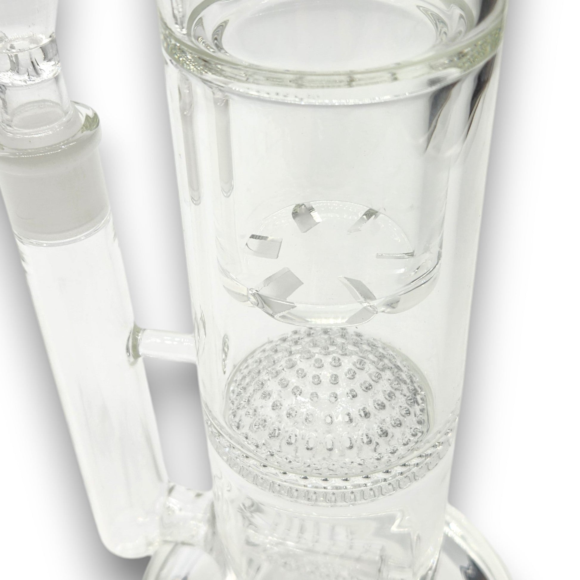17" Pulsar Triple Perc Honeycomb Dome Turbine Straight Tube Bong