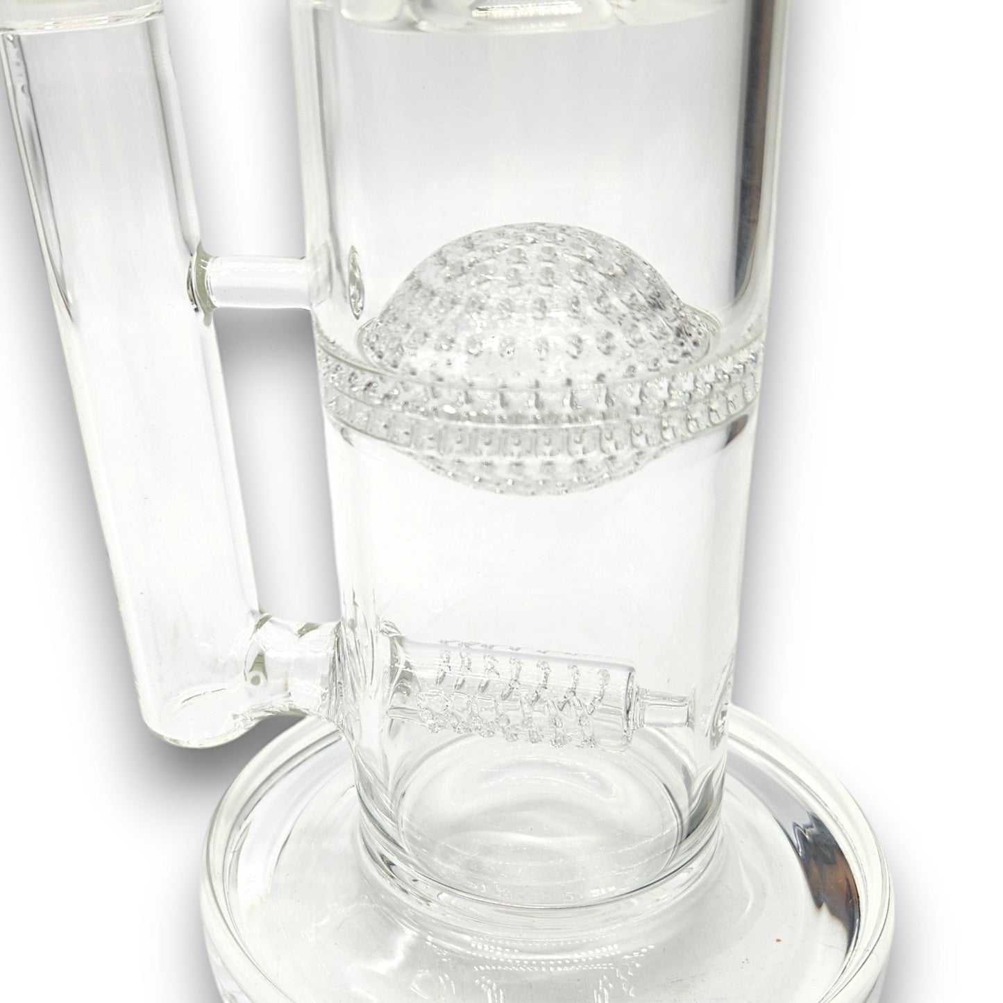 17" Pulsar Triple Perc Honeycomb Dome Turbine Straight Tube Bong